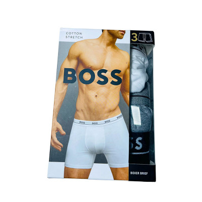 3-Pack  BOSS Power Boxer – Long Fit